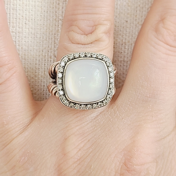 David Yurman Albion 14mm Moon Quartz (Moonstone) D - Picture 12 of 15